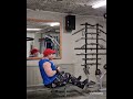 Heavy Back Day - 100kg strict seated cable row 12 reps for 5 sets