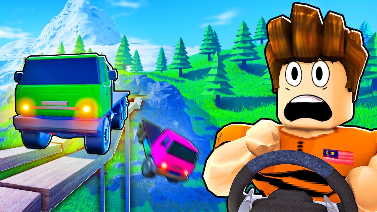 Seram Bawa Lori Lalu Jambatan Sempit!!! 🚚🥶🚚 (Roblox Malaysia)