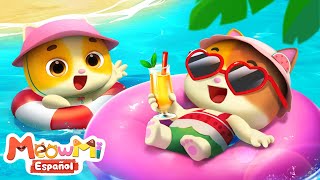 Playa y Sol | Canción Infantil | MeowMi Family Show Español