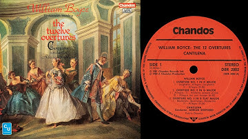 Boyce - The Twelve Overtures (Shepherd) (vinyl: Ortofon Synergy SPU, Graham Slee, CTC Classic 301)