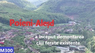 M300 Cluj Napoca- Episcopia BH, lot 3 Poieni - Aleșd, primele mișcări pe șantier