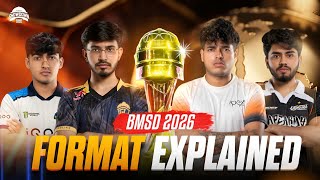 Bmsd 2026 Full Format Explained Smash Rule, Pmgc Slot 1 Crore Prize Pool