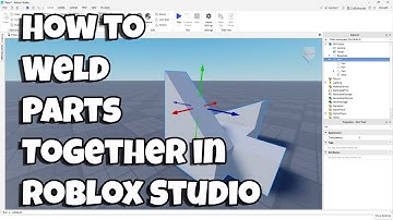 How to Weld Parts Together in Roblox Studio