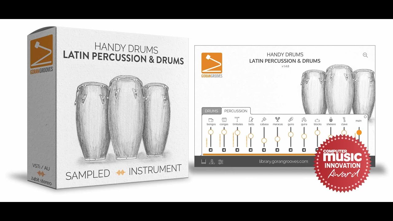 GoranGrooves Handy Drums LATIN PERCUSSION & DRUMS V2 - beatcloud