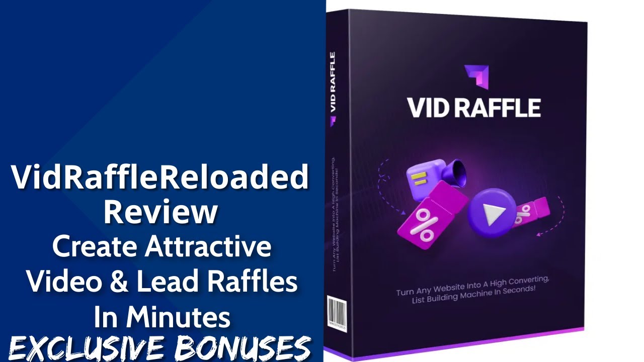VidRaffle Reloaded Review | Create Attractive Video & Lead Raffles In Minutes
