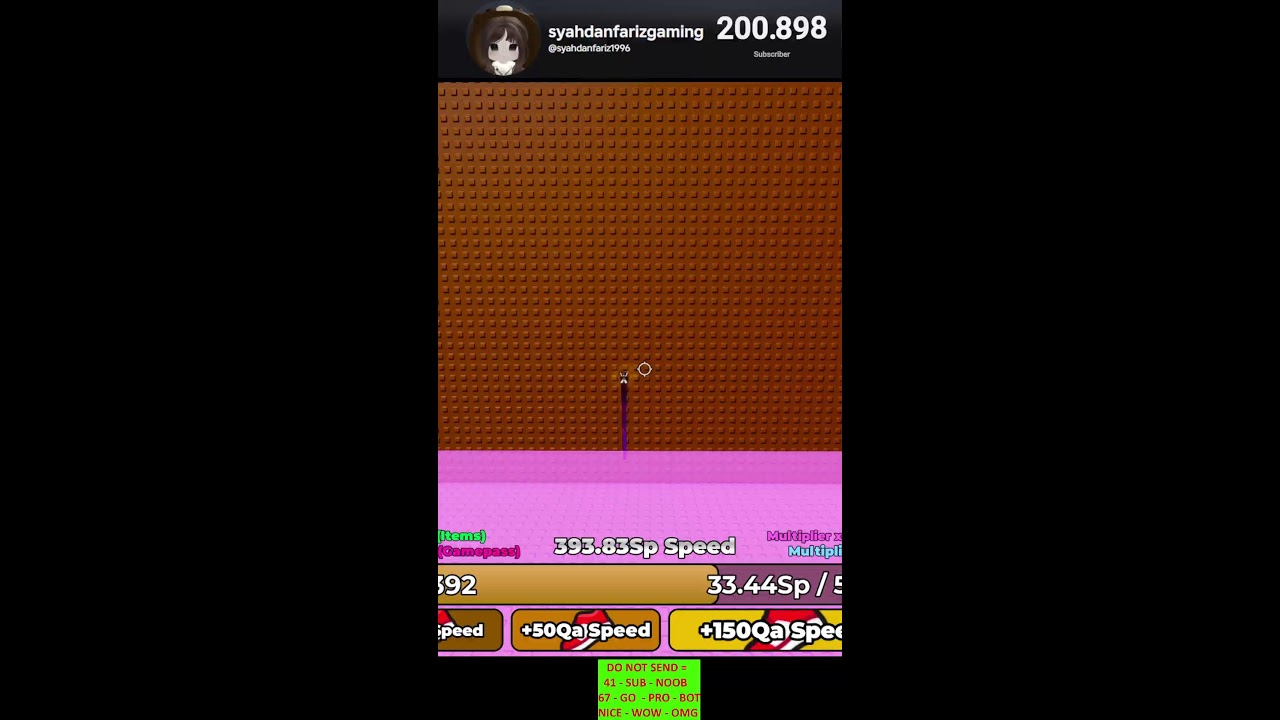 🔴Playing Roblox +1 Speed Keyboard Escape!🎮 Syahdan Fariz Gaming🙌