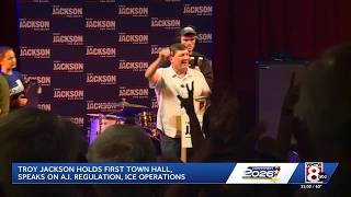 Troy Jackson hosts first public town hall in Lewiston