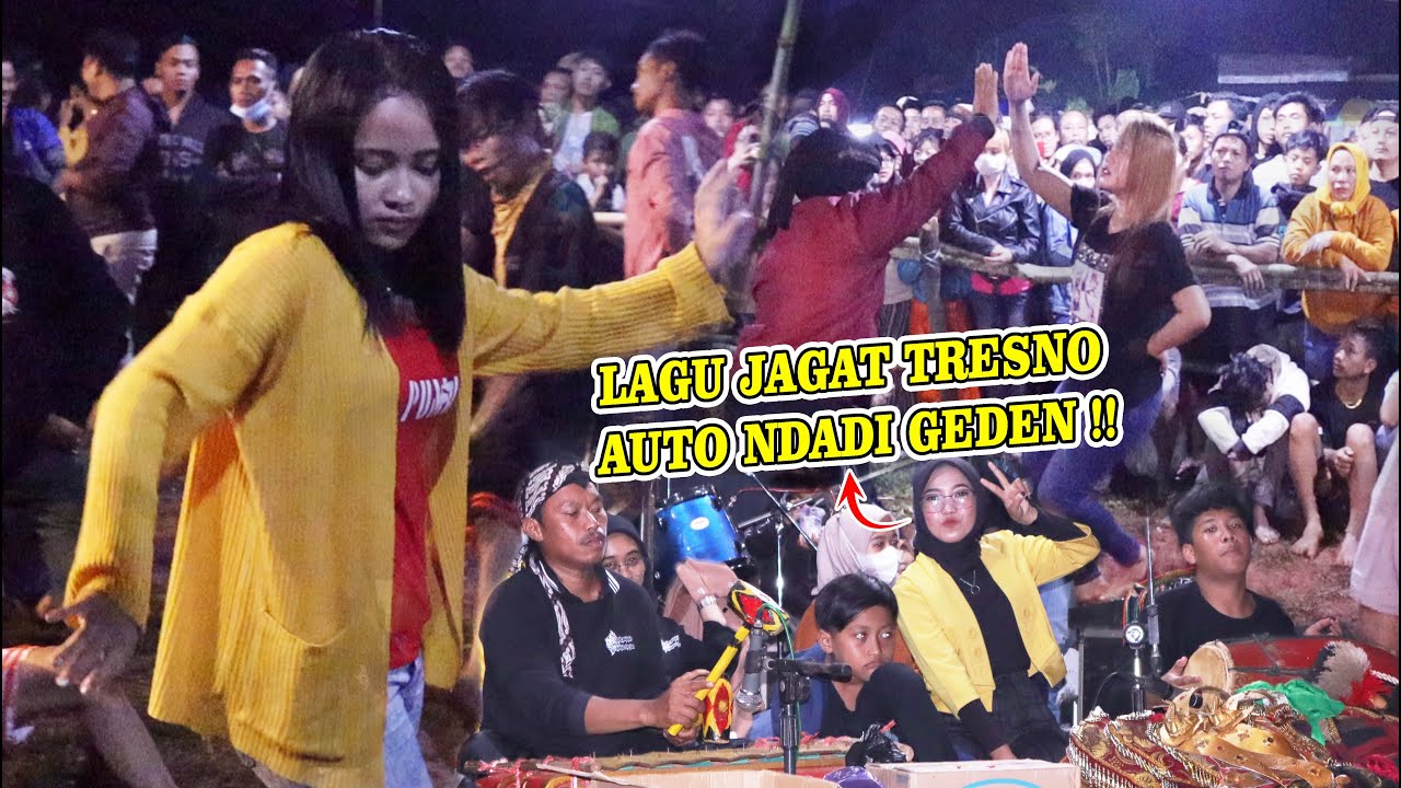 Cewek Kesurupan Kuda Lumping | Lagu Jagat Tresno Auto Ndadi Geden | Turonggo singo mudo