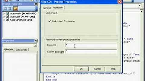 2.28 Protecting your VBA Code in Access