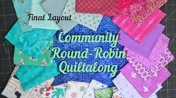 Community Round-Robin Quiltalong, Final Layout