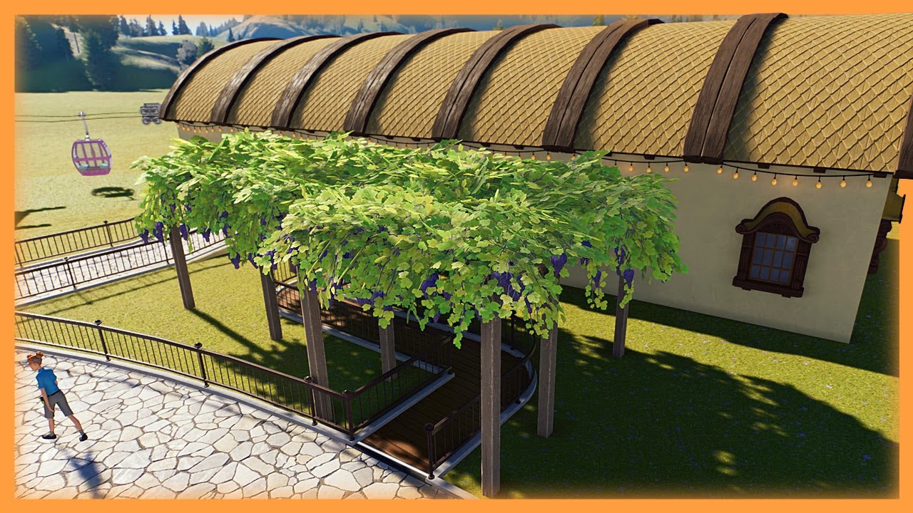 Rebendach für den Eingang  🎢 PLANET COASTER 2 