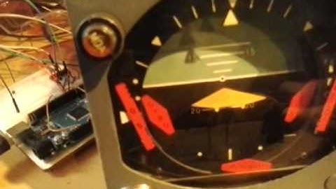 DC-9 avionics via Arduino: FD - pitch