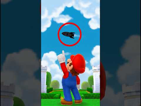 The Mysterious Rocket Ship in Mario 3d Land...