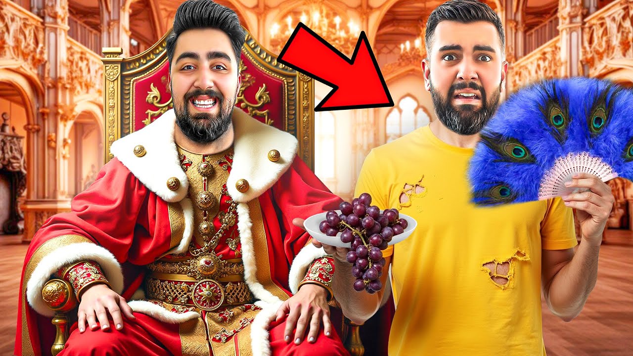 آرین واسه ۲۴ ساعت خدمتکار بابک شد 😂