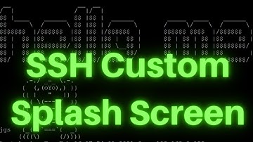 Connect to Raspberry Pi (SSH with a savage ASCII Splash Screen!)