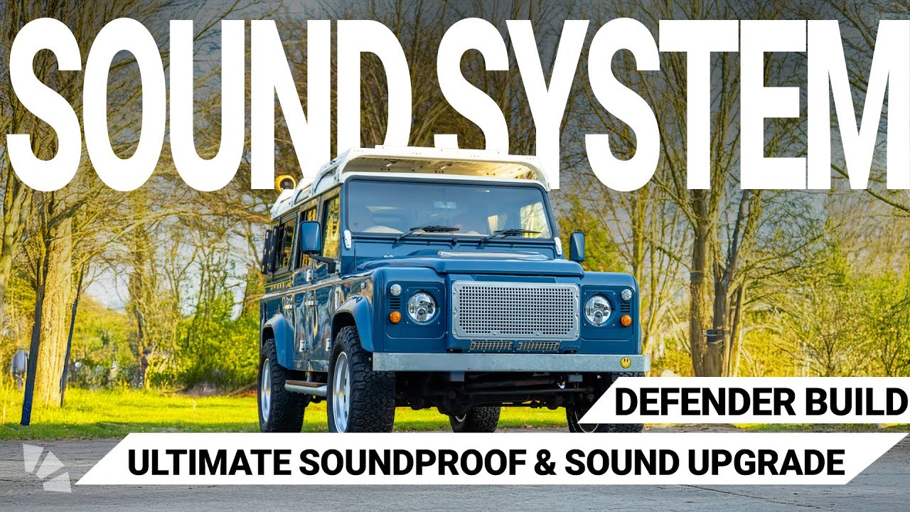 Land Rover Defender 110 Sound System Upgrade with Custom Subwoofer Box ...
