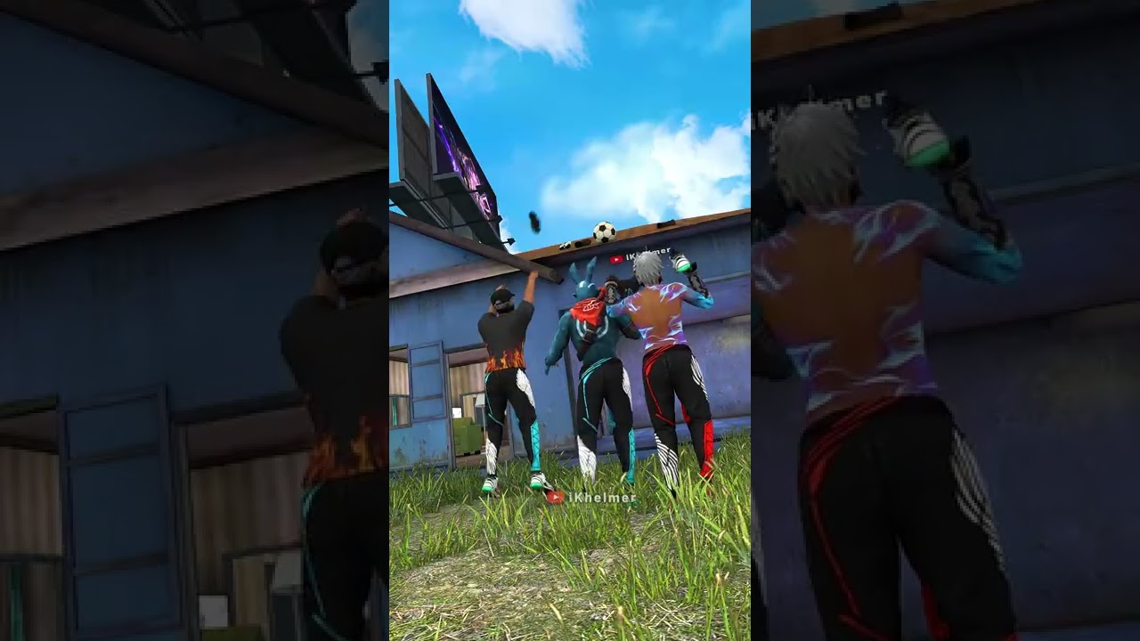 A BOLA PRESA NO TELHADO 😂😂😭  - FREE FIRE MEME TIKTOK