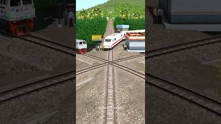ICE 3 High Speed Train Enters Dangerous Crossing Queue #train #railroad #railtrack #railway