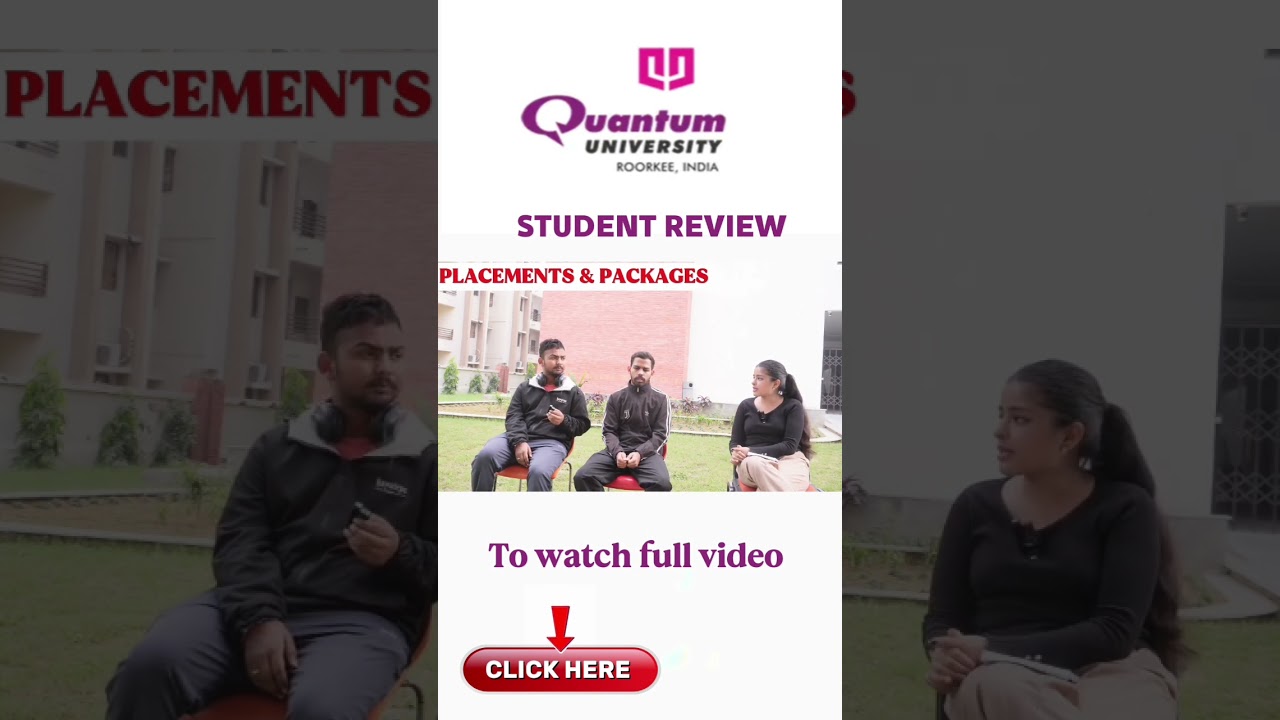 Quantum University Review 🤯| Quantum University  Placement and Package 🤬