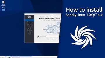 How to install SparkyLinux "LXQt" 6.4