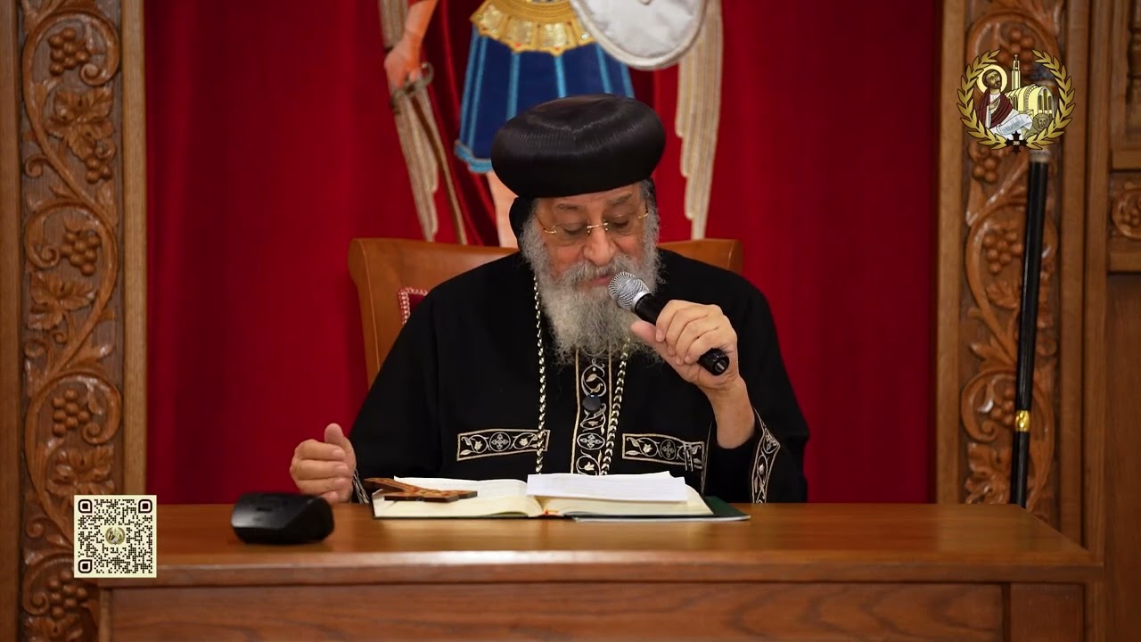 العظة الأسبوعية لقداسة البابا تواضروس الثاني من كنيسة الملاك ميخائيل بالمقر البابوي