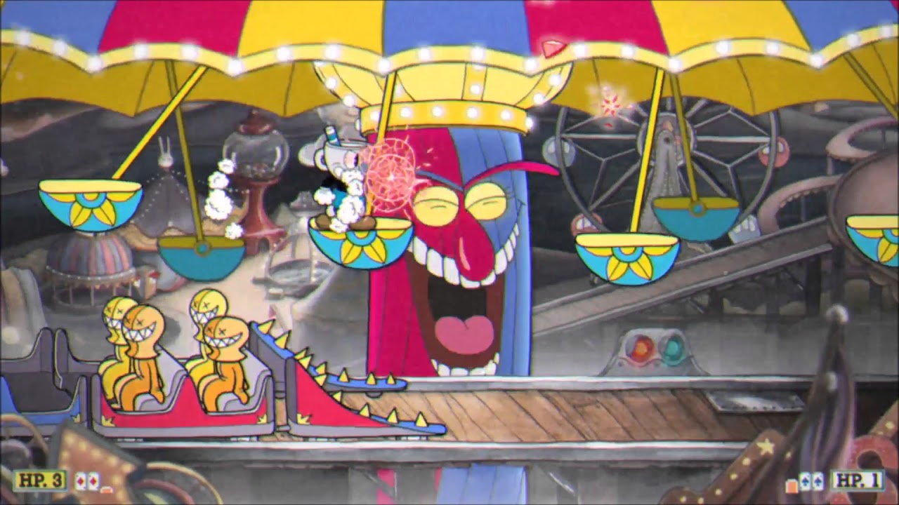 Cuphead - EXPERT - Beppi The Clown in Carnival Kerfuffle - YouTube