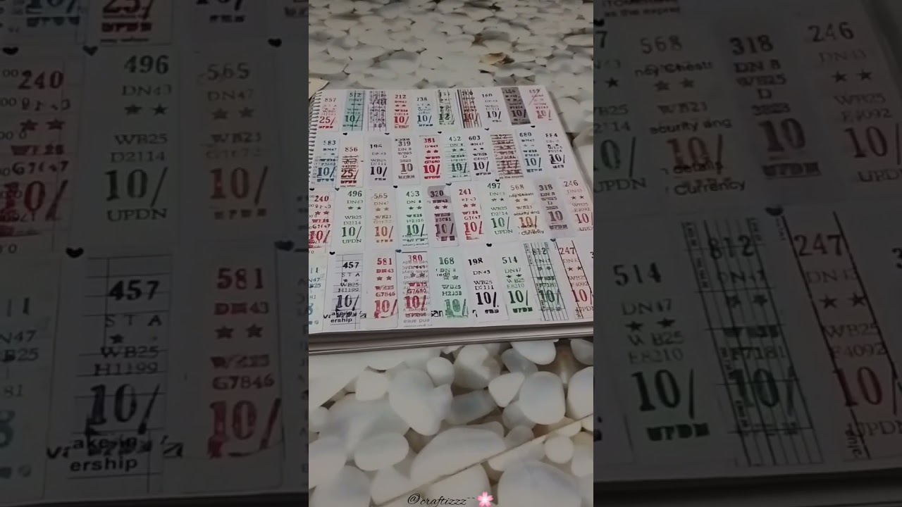 Bus tickets collect idea 🎫🎟️