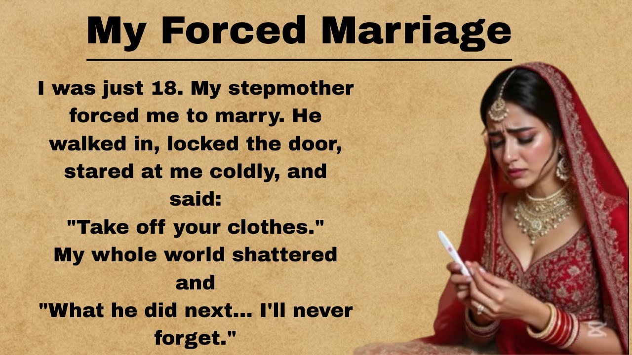 I Was Forced to Marry Him 😢  Easy English Story Level 1