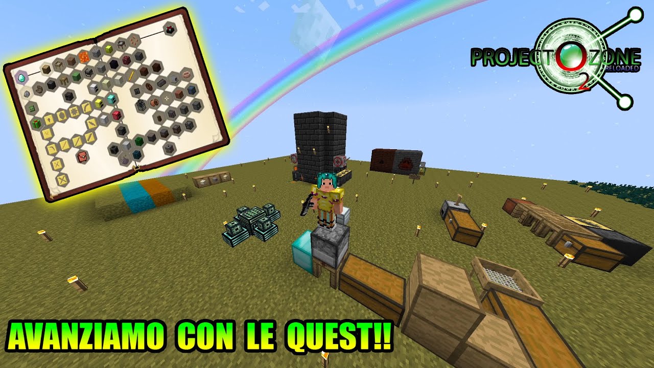 Nabbocraft - Ep.9 - Avanziamo con le QUEST!!! - Minecraft Project Ozone 2 Gameplay Ita