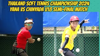 YANA VS CHINYADA U18 SEMI-FINAL MATCH THAILAND SOFT TENNIS CHAMPIONSHIP 2024 screenshot 1