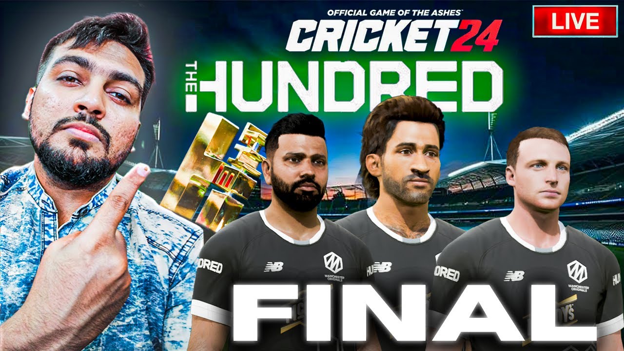 The Hundred FINAL Match Manchester Originals vs Welsh Fire - Cricket 24 Live - RtxVivek