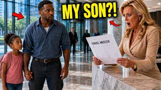 Black Single Dad Applied for a Janitor Job Then the Billionaire CEO Saw His Name and Froze