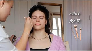 ASMR | Natural makeup on a friend 🧚🏼‍♀️