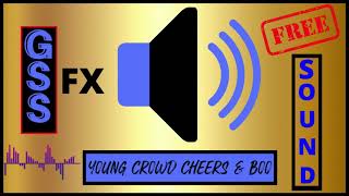 Young Crowd Cheers And Boo - Sound Effect Hd No Copyright Sound