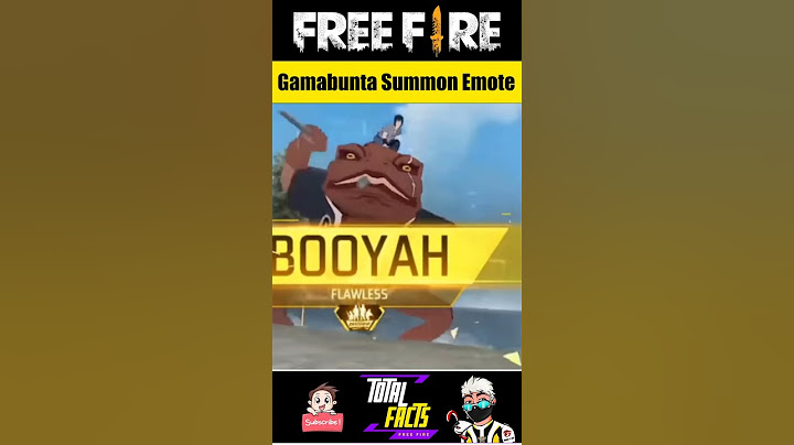 How to Use Gamabunta Summon Emote in Free Fire 🐸 Naruto Super Emote