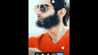 طريقة عمل لحية  على برنامج البيكسارت screenshot 5