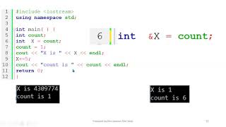Functions Part 4: Passing parameters by reference