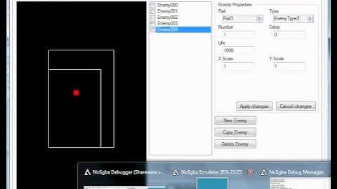 SHMUP level editor test