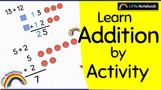 Addition Activity for preschool, UKG, Kindergarten, class 1, 2