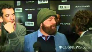 Galifianakis, Downey Jr. Joke On Due Date Red Carpet