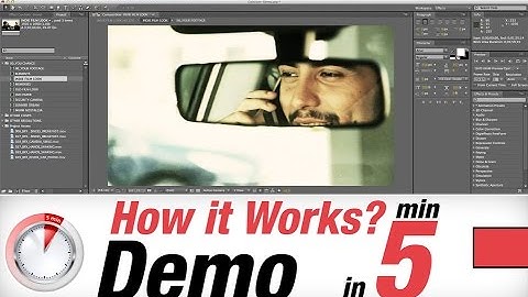 After Effects Template BlueFX Colorizer Demo
