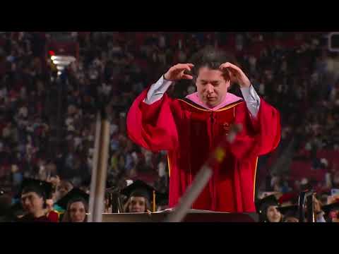 USC Commencement 2026 | Maestro Dudamel and USC President Kim join in on the Alma Mater