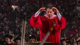 USC Commencement 2026 | Maestro Dudamel and USC President Kim join in on the Alma Mater