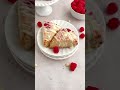 Vegan Raspberry Vanilla Scones