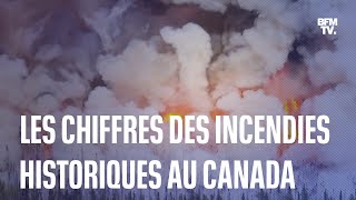 Le Canada touché par des incendies historiques
