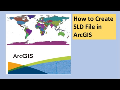 How to create sld file using ArcGIS || Styled Layer Discriptor