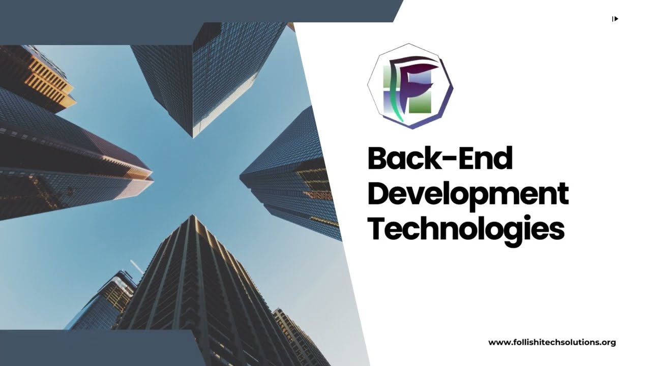 Top Backend Development Technologies in 2024: A Developer's Guide