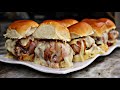 Bacon Wrapped Pepper Jack Sliders Recipe