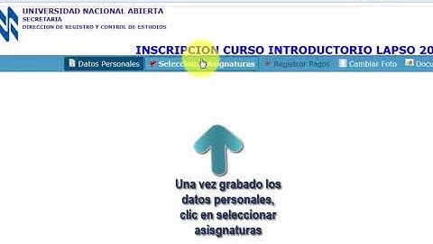 Video Tutorial de inscripción Curso Introductorio UNA