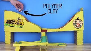 Making Super Monkey Ball Banana Mania - Using Polymer Clay + Cardboard